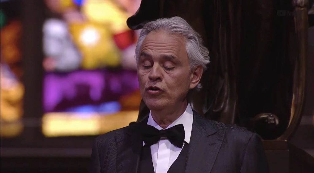 Andrea Bocelli Concert Domul din Milano Coronavirus