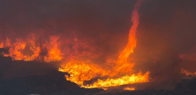 Fenomene meteorologice rare – Tornade de foc